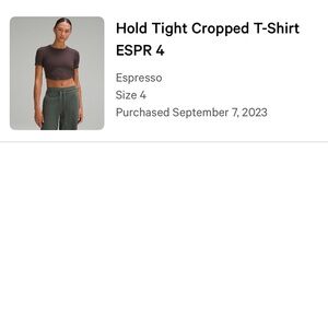 Hold Tight Crop Shirt